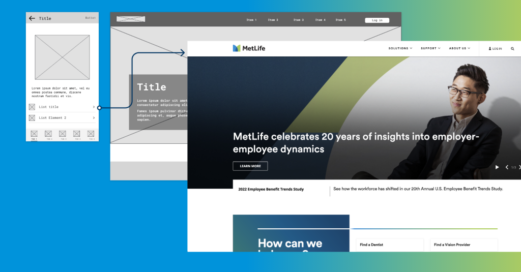 Design patterns in Figma.